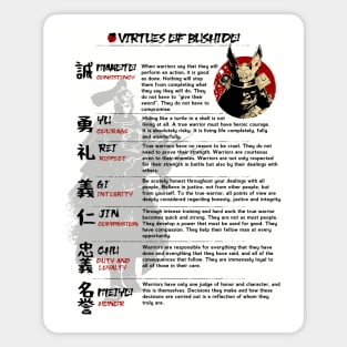 The Seven Virtues of Bushido IV Magnet